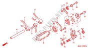 GEARSHIFT DRUM   SHIFT FORK for Honda ST 1100 ABS 2001