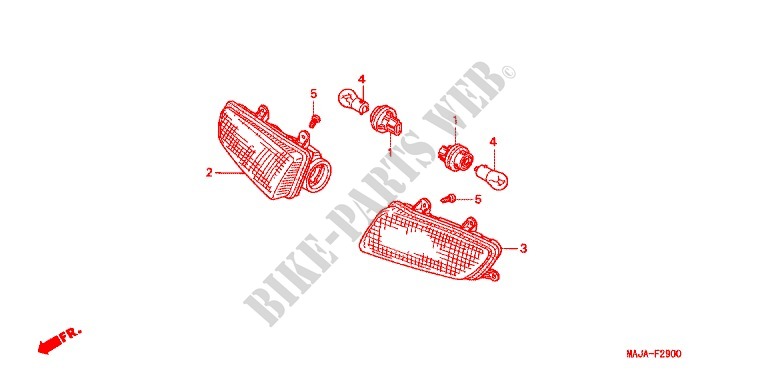 INDICATOR (2) for Honda ST 1100 ABS 2001