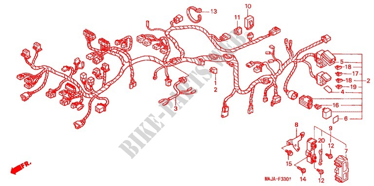 WIRE HARNESS for Honda ST 1100 ABS 2001