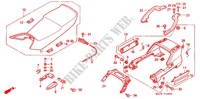 SINGLE SEAT (2) for Honda ST 1100 ABS TCS 1996