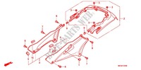 REAR   SIDE COVERS for Honda ST 1300 ABS 2004