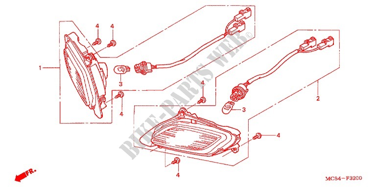 INDICATOR (2) for Honda ST 1300 ABS 2004