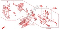 REAR BRAKE CALIPER for Honda ST 1300 ABS RED 2009