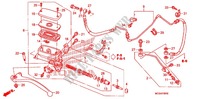 REAR BRAKE MASTER CYLINDER for Honda ST 1300 ABS RED 2009
