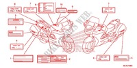 CAUTION LABEL (1) for Honda ST 1300 ABS 2012