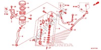 REAR BRAKE MASTER CYLINDER for Honda ST 1300 ABS 2015