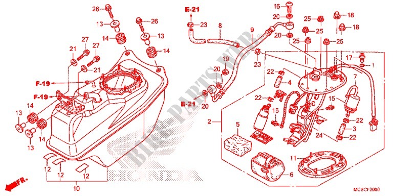 FUEL PUMP for Honda ST 1300 ABS 2013