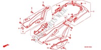 REAR   SIDE COVERS for Honda ST 1300 ABS POLICE 2009
