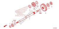 FINAL SHAFT for Honda FOURTRAX 420 RANCHER 4X4 AT 2012