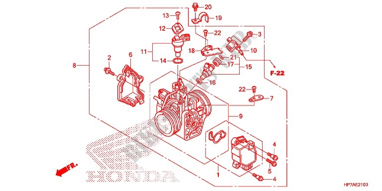 THROTTLE BODY for Honda FOURTRAX 420 RANCHER 4X4 AT 2013