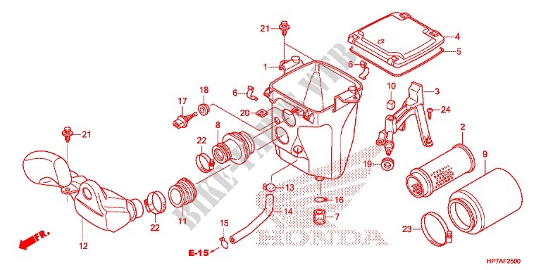 FRONT COVER   AIR CLEANER for Honda FOURTRAX 420 RANCHER 4X4 AT 2014