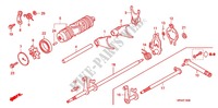 GEARSHIFT DRUM   SHIFT FORK for Honda FOURTRAX 420 RANCHER 4X4 Manual Shift 2007