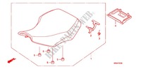 SINGLE SEAT (2) for Honda FOURTRAX 420 RANCHER 4X4 Manual Shift 2008