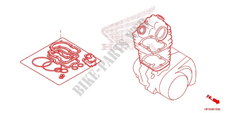 GASKET KIT for Honda FOURTRAX 420 RANCHER 4X4 AT PS 2014