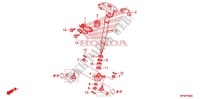 STEERING SHAFT (1) for Honda FOURTRAX 420 RANCHER 2X4 BASE 2011