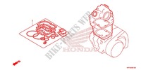 GASKET KIT for Honda TRX 450 R SPORTRAX Electric Start WHITE 2013