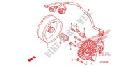 LEFT CRANKCASE COVER   ALTERNATOR (2) for Honda TRX 450 R SPORTRAX Electric Start RED 2013