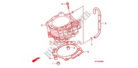 CYLINDER for Honda SPORTRAX TRX 450 R RED 2014