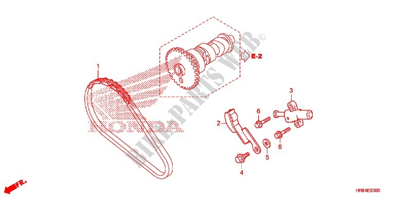 CAM CHAIN   TENSIONER for Honda FOURTRAX 500 FOREMAN RUBICON DCT 2016