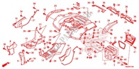 REAR FENDER for Honda FOURTRAX 500 FOREMAN RUBICON Hydrostatic CAMO 2012