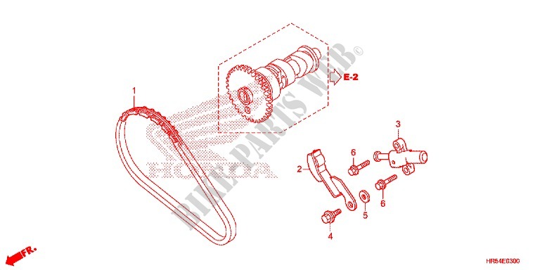 CAM CHAIN   TENSIONER for Honda FOURTRAX 500 FOREMAN RUBICON EPS DELUXE 2015