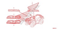 EMBLEM/MARK  for Honda FOURTRAX 520  RUBICON GPS EPS 2010