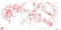 FRONT BRAKE CALIPER for Honda FOURTRAX 500 FOREMAN 4X4 Electric Shift, Power Steering 2013