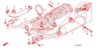 EXHAUST MUFFLER (2) for Honda FOURTRAX 500 FOREMAN 4X4 Power Steering, CAMO 2010