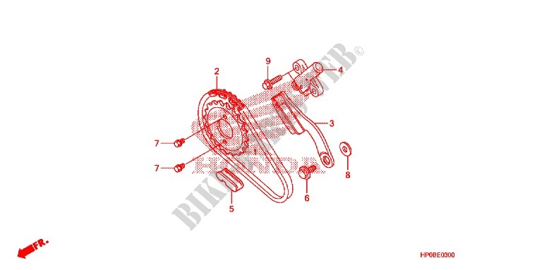 CAM CHAIN   TENSIONER for Honda FOURTRAX 500 FOREMAN 4X4 Power Steering 2011