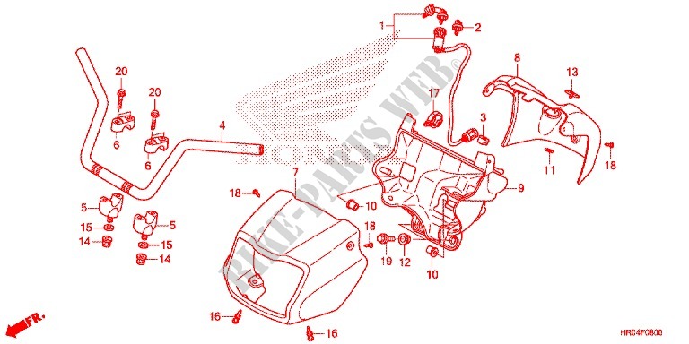 HANDLEBAR for Honda FOURTRAX 500 FOREMAN 4X4 Power Steering 2013