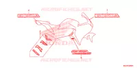 STICKERS for Honda VFR 1200 F 2013