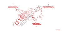 STICKERS for Honda VFR 1200 DCT 2011