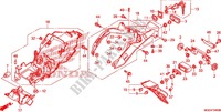 REAR FENDER for Honda VFR 1200 DCT 2013