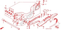 SWINGARM   CHAIN CASE for Honda VFR 800 INTERCEPTOR ABS 2003
