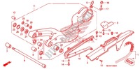 SWINGARM   CHAIN CASE for Honda VFR 800 INTERCEPTOR ABS 2008