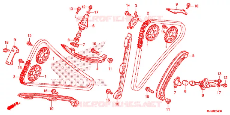 CAM CHAIN - TENSIONER Honda MOTO 800 VFR 2014  VFR800FE