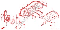 LEFT CRANKCASE COVER   ALTERNATOR (2) for Honda REFLEX 250 2001