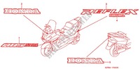 STICKERS for Honda REFLEX 250 2001