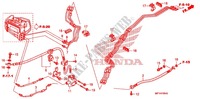 BRAKE LINES for Honda VT 1300 STATELINE ABS RED 2010