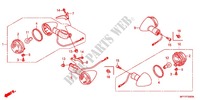 INDICATOR (2) for Honda VT 1300 STATELINE ABS 2011