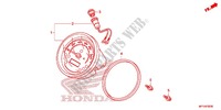 METER for Honda VT 1300 STATELINE ABS SILVER 2012