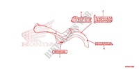 STICKERS (VT1300CRA/CR/CTA/CT) for Honda VT 1300 STATELINE ABS BLACK 2013