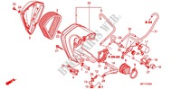 FRONT COVER   AIR CLEANER for Honda VT 1300 STATELINE 2012