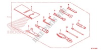 TOOLS   BATTERY BOX for Honda VT 1300 C STATELINE 2012