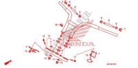 HANDLE PIPE/TOP BRIDGE (2) for Honda VT 1300 SABRE 2010