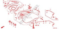 FUEL TANK (VT1300CRA/CR/CSA/CS/CTA/CT) for Honda VT 1300 SABRE ABS BLACK 2013