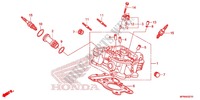 REAR CYLINDER HEAD for Honda VT 1300 SABRE ABS BLACK 2013