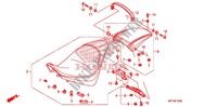 SINGLE SEAT (2) for Honda VT 1300 C FURY ABS 2011