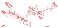 PEDAL for Honda VT 1300 C FURY ABS 2012