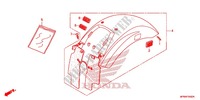 REAR FENDER (VT1300CXA/CX) for Honda VT 1300 C FURY ABS BLACK 2013